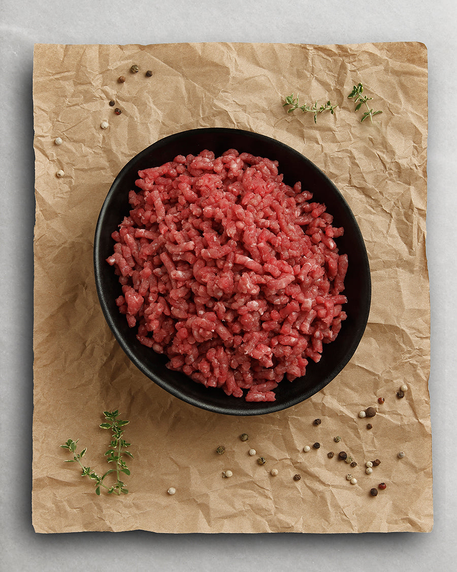Carne picada extra de Ternera IGP Sierra de Guadarrama. Raza Nostra, carnicería a domicilio
