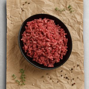 Carne picada extra de Ternera IGP Sierra de Guadarrama. Raza Nostra, carnicería a domicilio