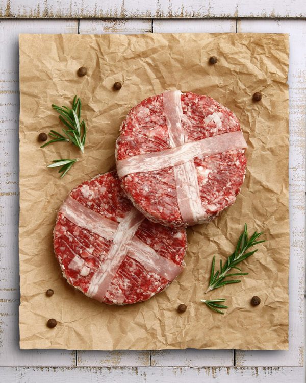 HAMBURGUESAS/BACON Y QUESO